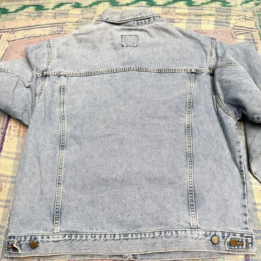 VTG Lee Sanforized Denim Jacket XXL Union Made USA Riders